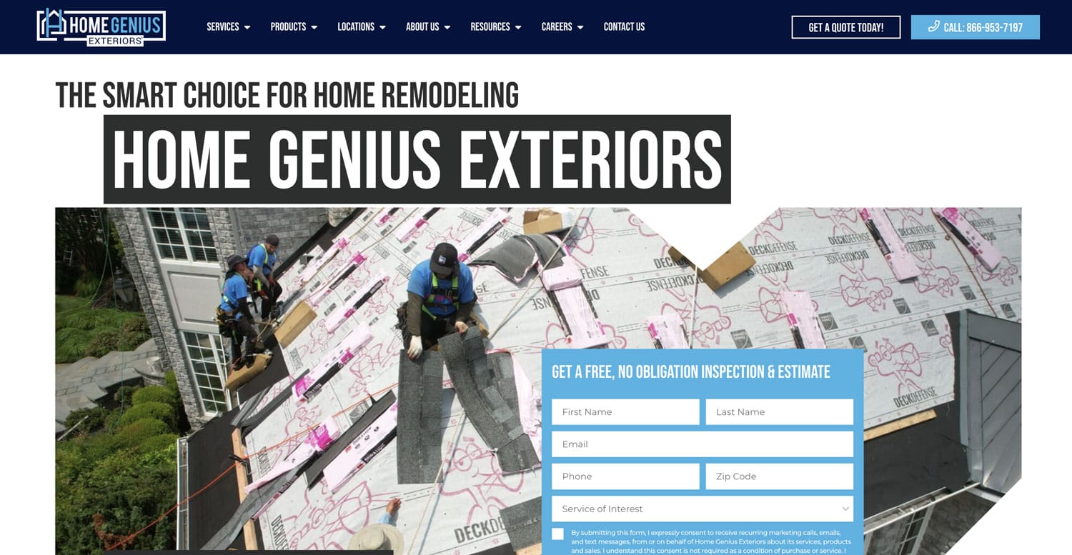 Home Genius Homepage