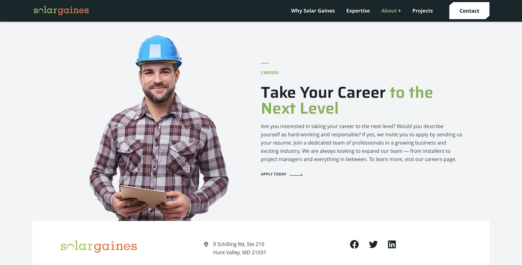 Solar Gaines Homepage